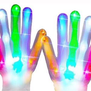 LED Light White Gloves